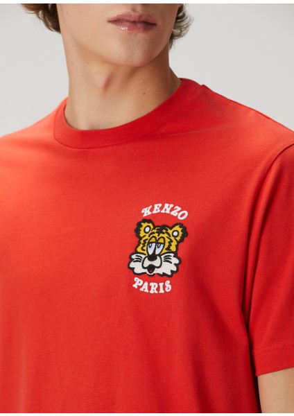 Pop Turuncu Logo Nakışlı T-Shirt indirimleri
