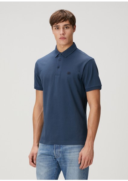 Lacivert Polo Yaka T-Shirt