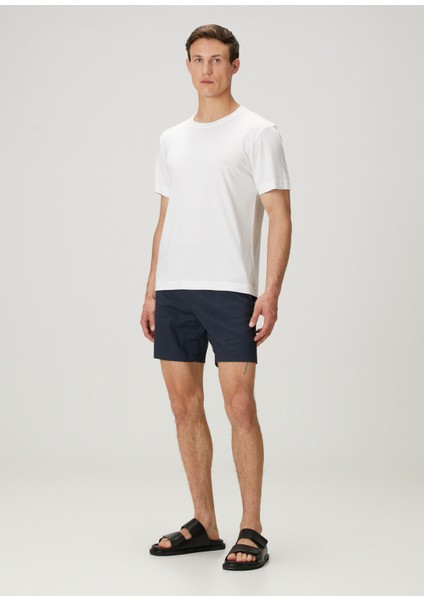 Regular Fit Beyaz Basic T-Shirt