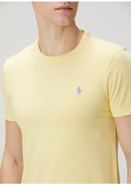 Sarı Logo Nakışlı T-Shirt indirimleri