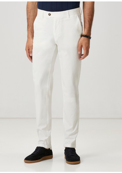 Slim Fit Krem Twill Chino Pantolon fiyatları