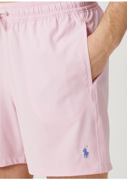 Açık Pembe Beli Kordonlu Mayo