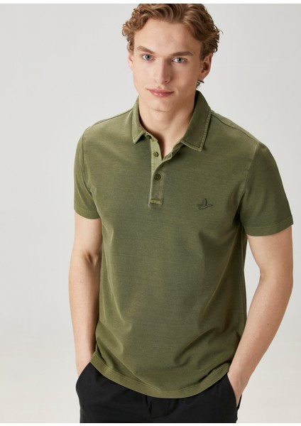 Comfort Fit Haki Polo T-Shirt fiyatları