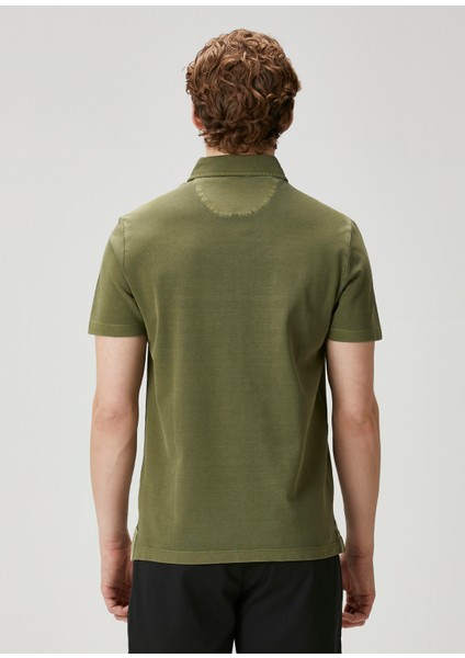 Comfort Fit Haki Polo T-Shirt indirimleri