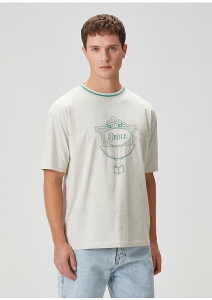Drôle Cup Gri T-Shirt