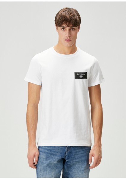 Slim Fit Beyaz T-Shirt