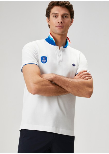 x Anadolu Efes Beyaz Polo Yaka T-Shirt modelleri