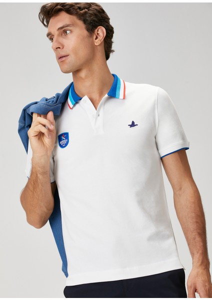 x Anadolu Efes Beyaz Polo Yaka T-Shirt indirimleri