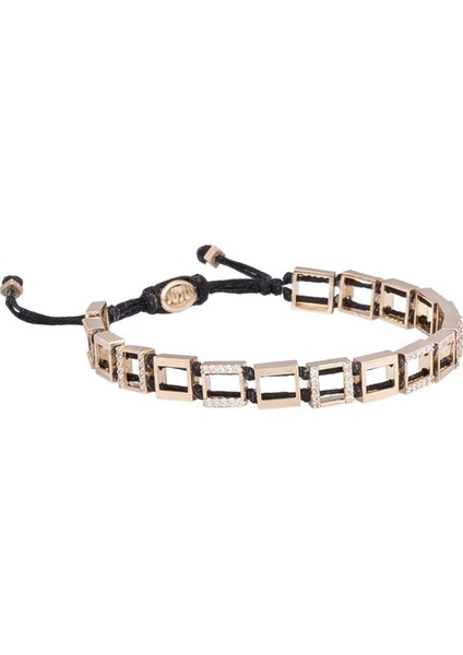 Star Chaser Pırlanta Taşlı 14 Ayar Altın Unisex Bileklik