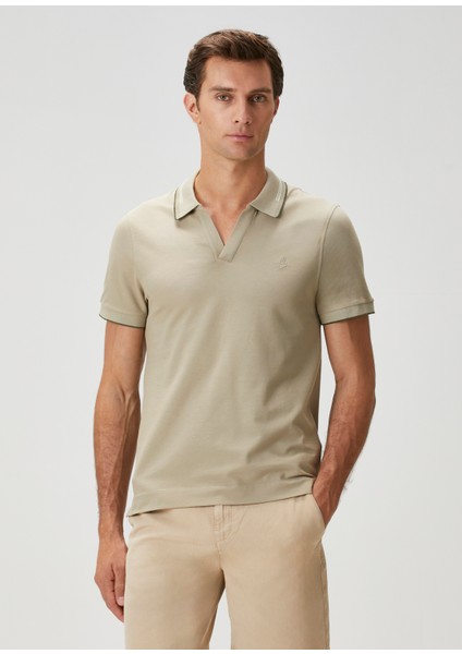Açık Haki Polo T-Shirt