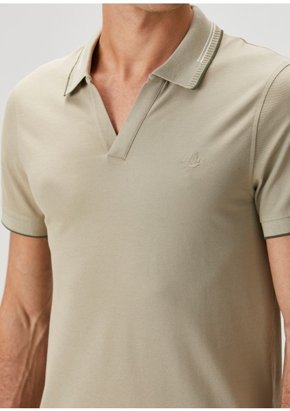 Açık Haki Polo T-Shirt