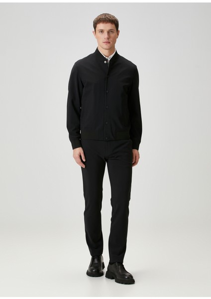 Siyah Bomber Mont