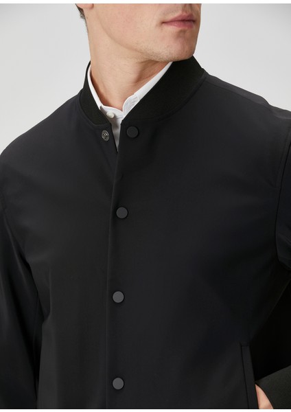 Siyah Bomber Mont