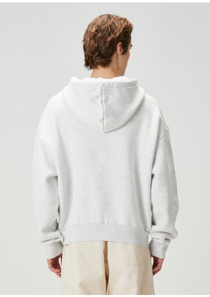 The Corto Açık Gri Kapüşonlu Sweatshirt