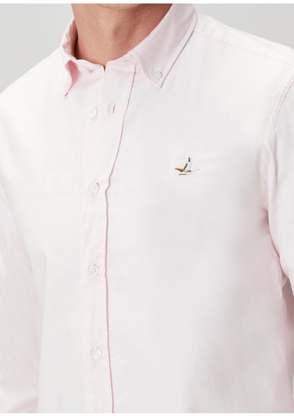 Slim Fit Pembe Gömlek