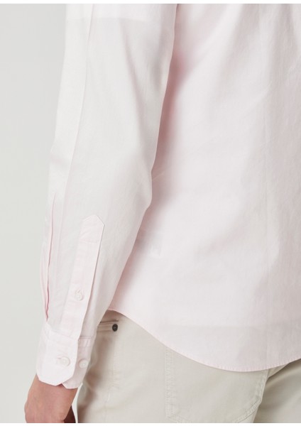 Slim Fit Pembe Gömlek