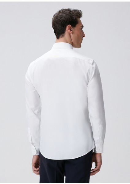 Non-Iron Beyaz Gömlek