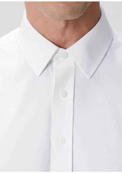 Non-Iron Beyaz Gömlek