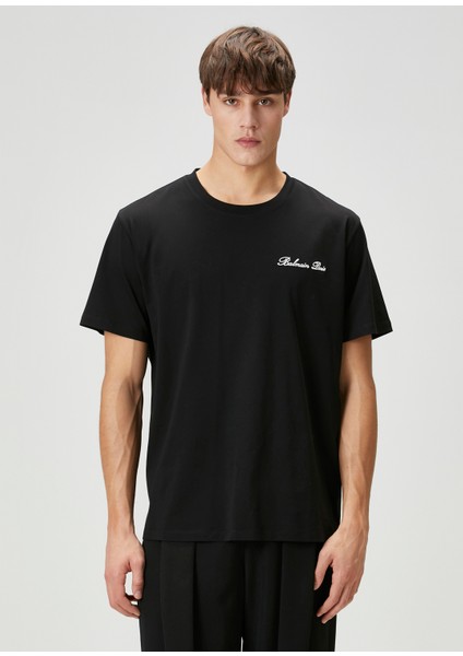 Regular Fit Siyah T-Shirt