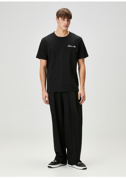 Regular Fit Siyah T-Shirt