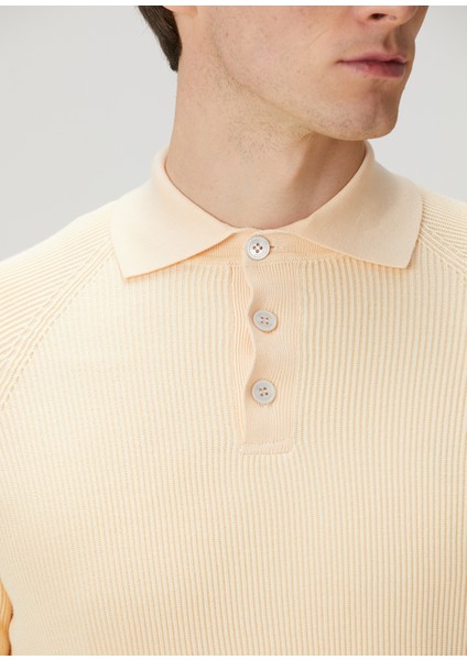 Bej Polo Yaka Triko