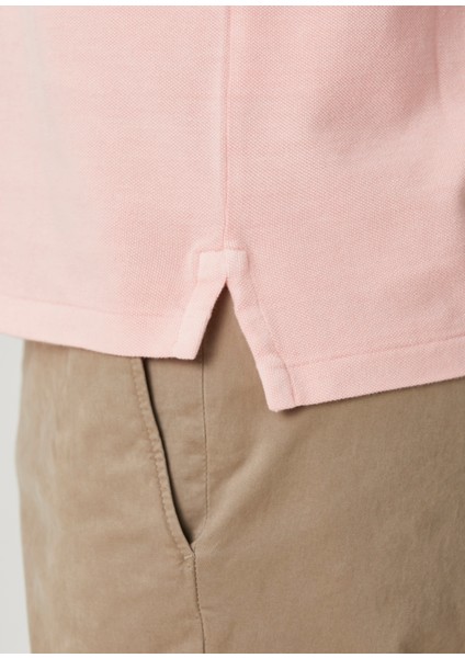 Açık Pembe Polo Yaka T-Shirt