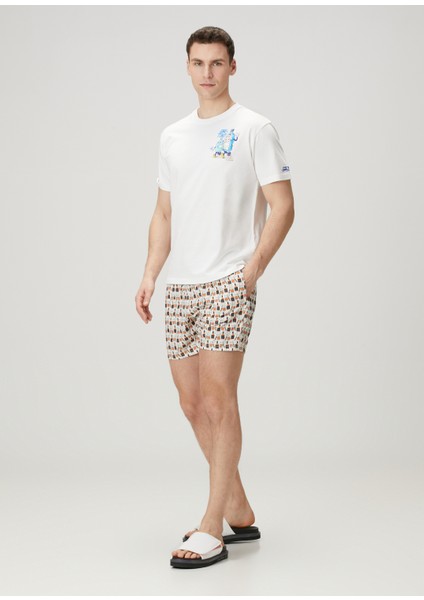 Portofino Mavi Beyaz Baskılı T-Shirt fiyatları