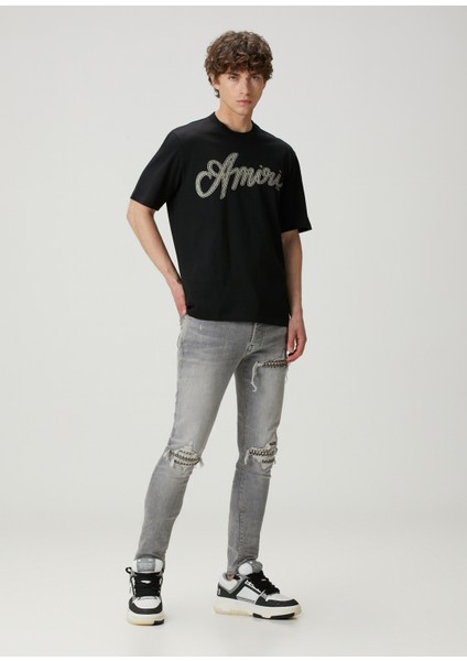 Script Siyah T-Shirt