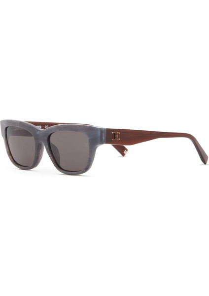 Hm 1671 C3 Kare Gri Asetat Unisex Güneş Gözlüğü