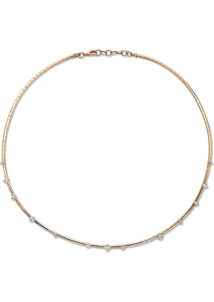 Alira 18 Ayar Altın Kadın Pırlanta Choker Kolye