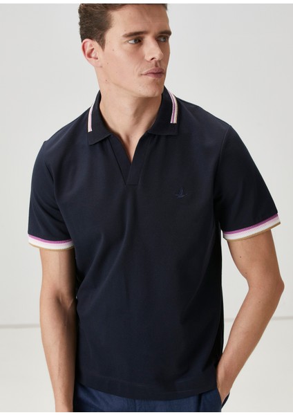 Lacivert Polo Triko