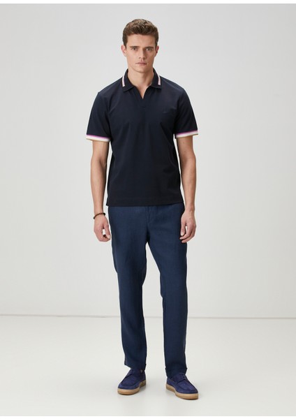 Lacivert Polo Triko