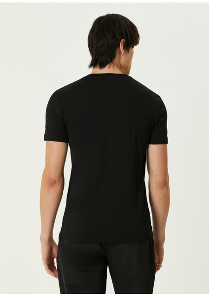 Siyah Logo Nakışlı T-Shirt fırsatları