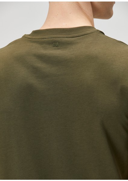Haki Organik Pamuk T-Shirt