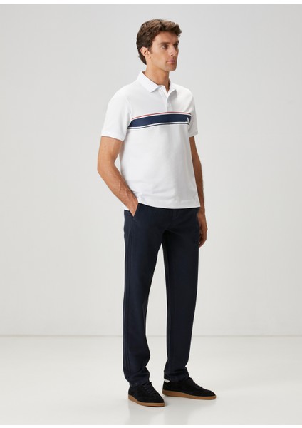 Beyaz Kaz Logolu Polo T-Shirt modelleri