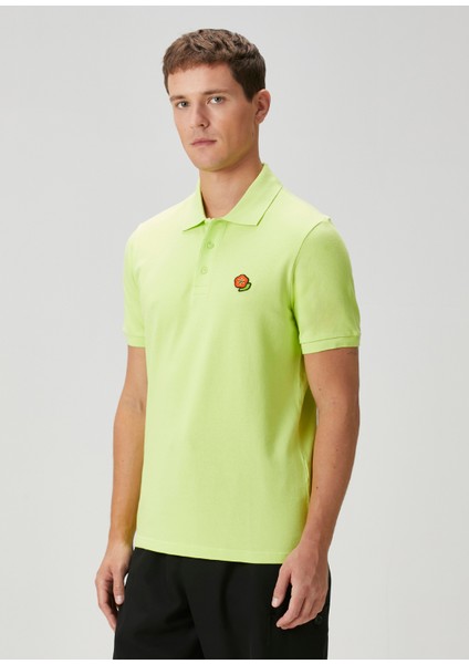Açık Yeşil Polo Yaka T-Shirt