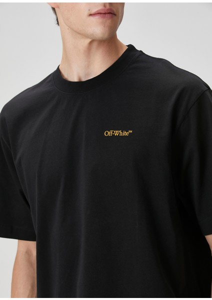 Siyah Logo Baskılı T-Shirt indirimleri