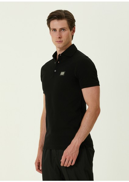 Essential Siyah Polo Yaka T-Shirt modelleri