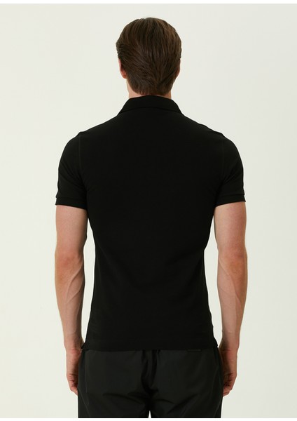 Essential Siyah Polo Yaka T-Shirt fırsatları