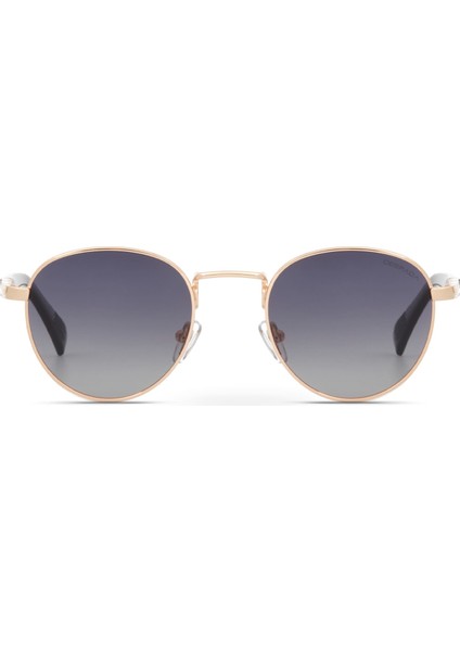 Ds 2364 C1 Altın Rengi Metal Unisex Güneş Gözlüğü