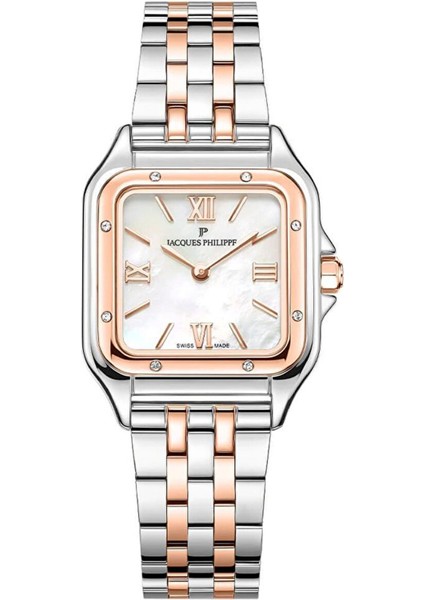 JPQLS767388RG Metalik Gri Rosegold Çelik Kadın Kol Saati