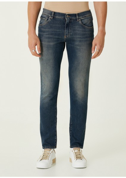 Lacivert Jean Pantolon