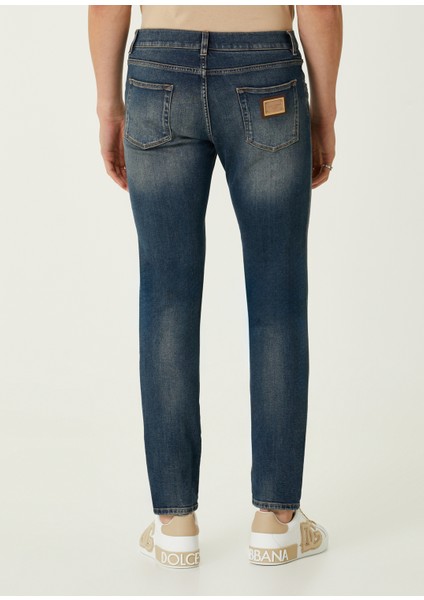 Lacivert Jean Pantolon