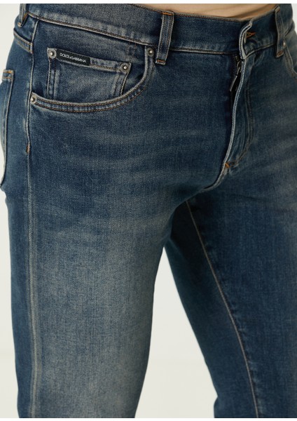 Lacivert Jean Pantolon