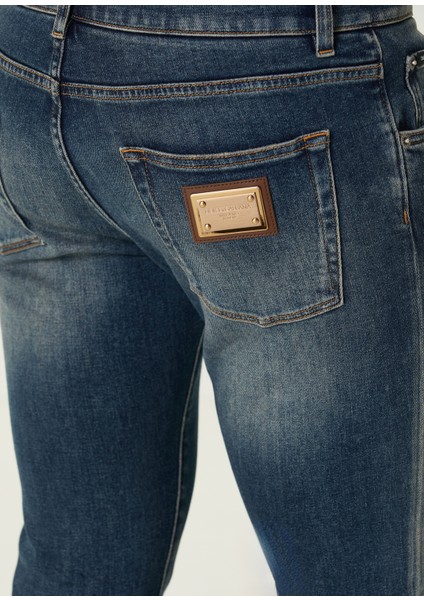 Lacivert Jean Pantolon