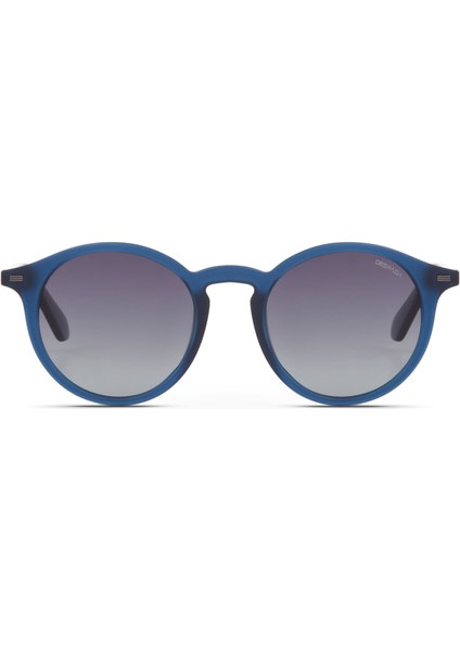 Ds 2386 C4 Oval Mavi Asetat Unisex Güneş Gözlüğü