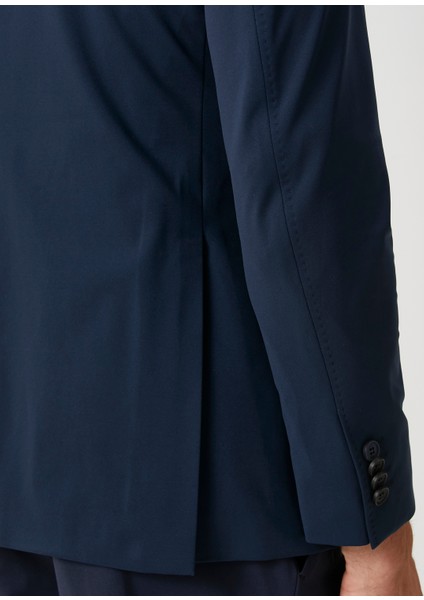 Drop 8 4WAY Stretch Lacivert Ceket