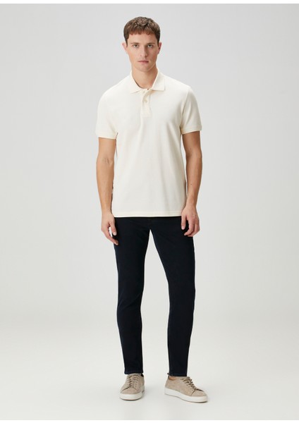 Slimmy Tapered Koyu Lacivert Jean Pantolon