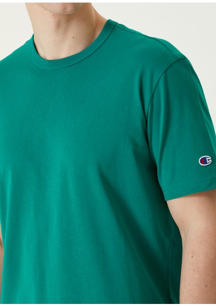 Yeşil Logo Nakışlı T-Shirt indirimleri