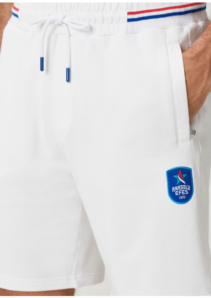 x Anadolu Efes Beyaz Jersey Şort
